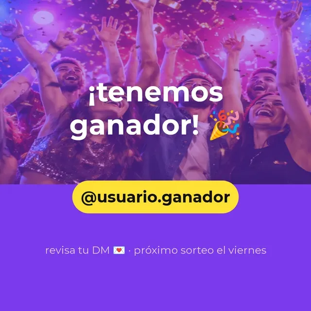Anuncio · ¡Tenemos ganador!