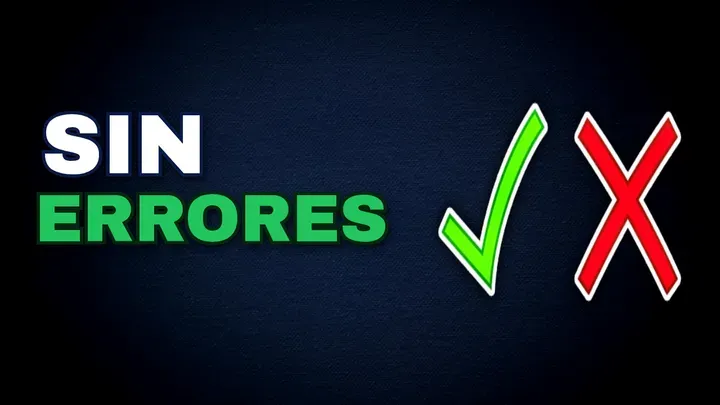 Sin errores · Check