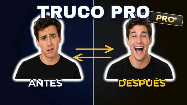 Truco pro · Antes/Después