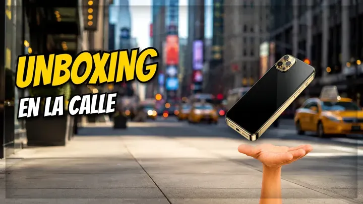 Unboxing en la calle