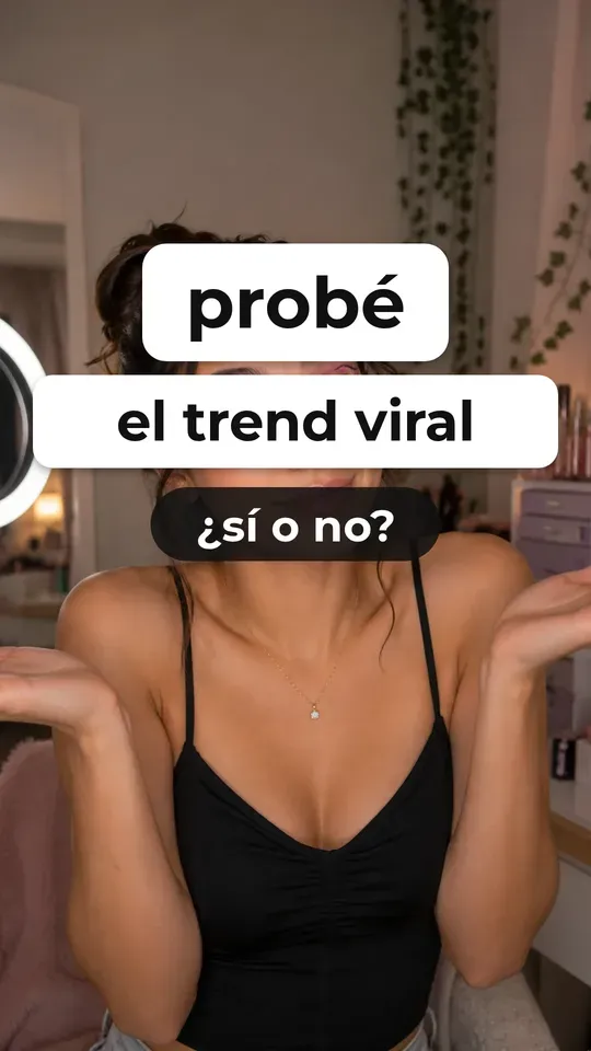 Probé el maquillaje viral