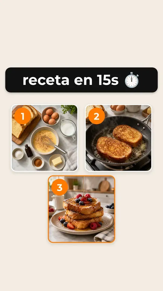 Receta en 15 segundos