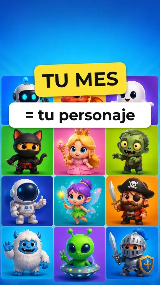 Tu mes = tu personaje