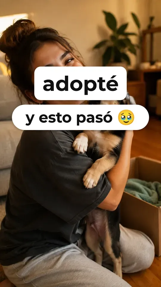 Adopté y esto pasó