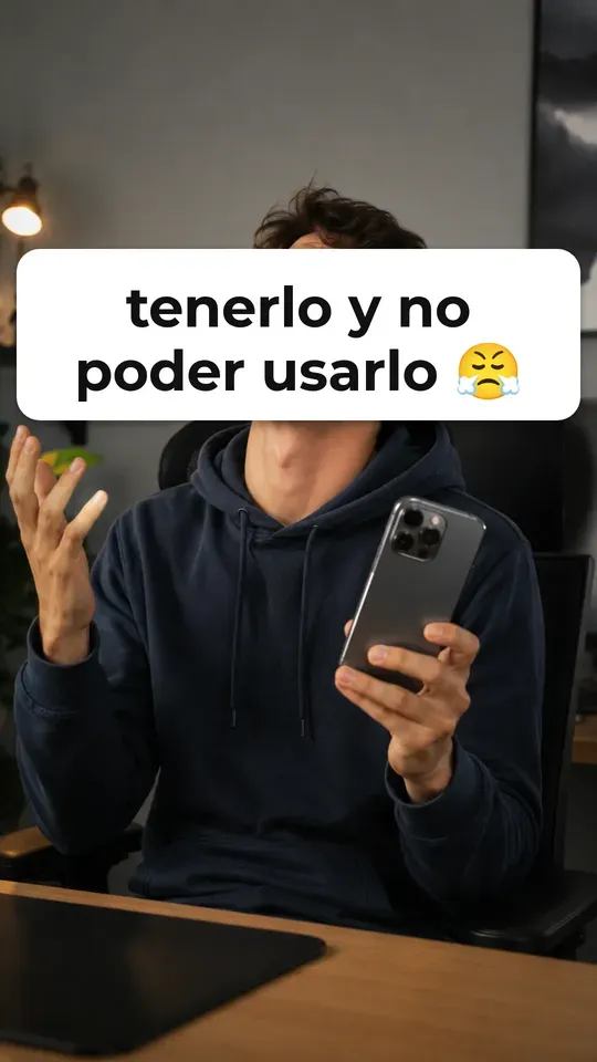 Tenerlo y no poder usarlo