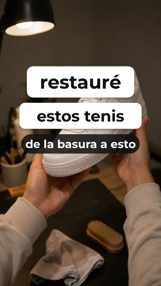 Restauré estos tenis