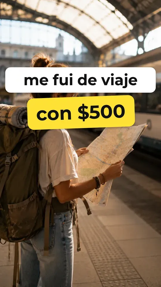 Me fui de viaje con $500