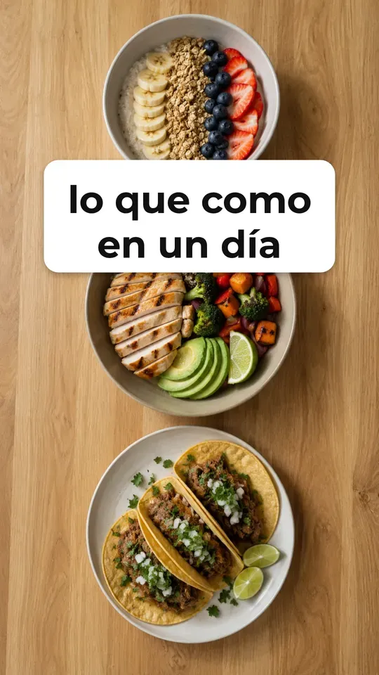 Lo que como en un día