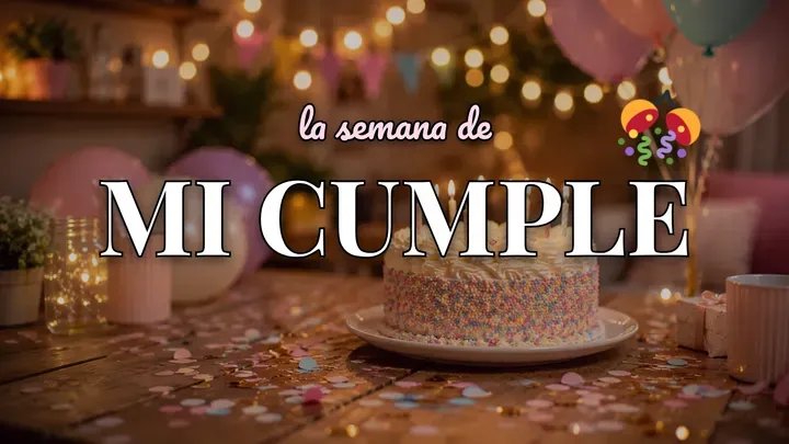 La semana de mi cumple